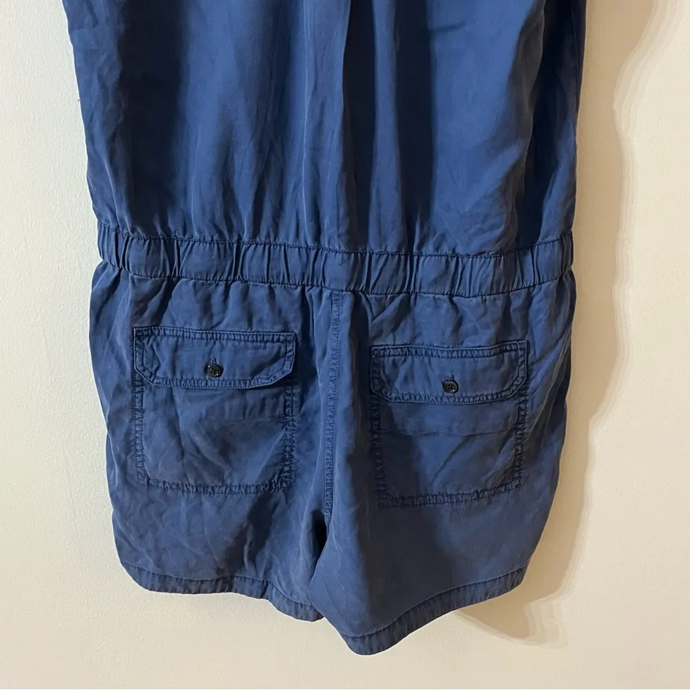 Vineyard Vines Blue Cargo Romper Size 6. Good condition. Cinches at the waist. 6 - Image 13
