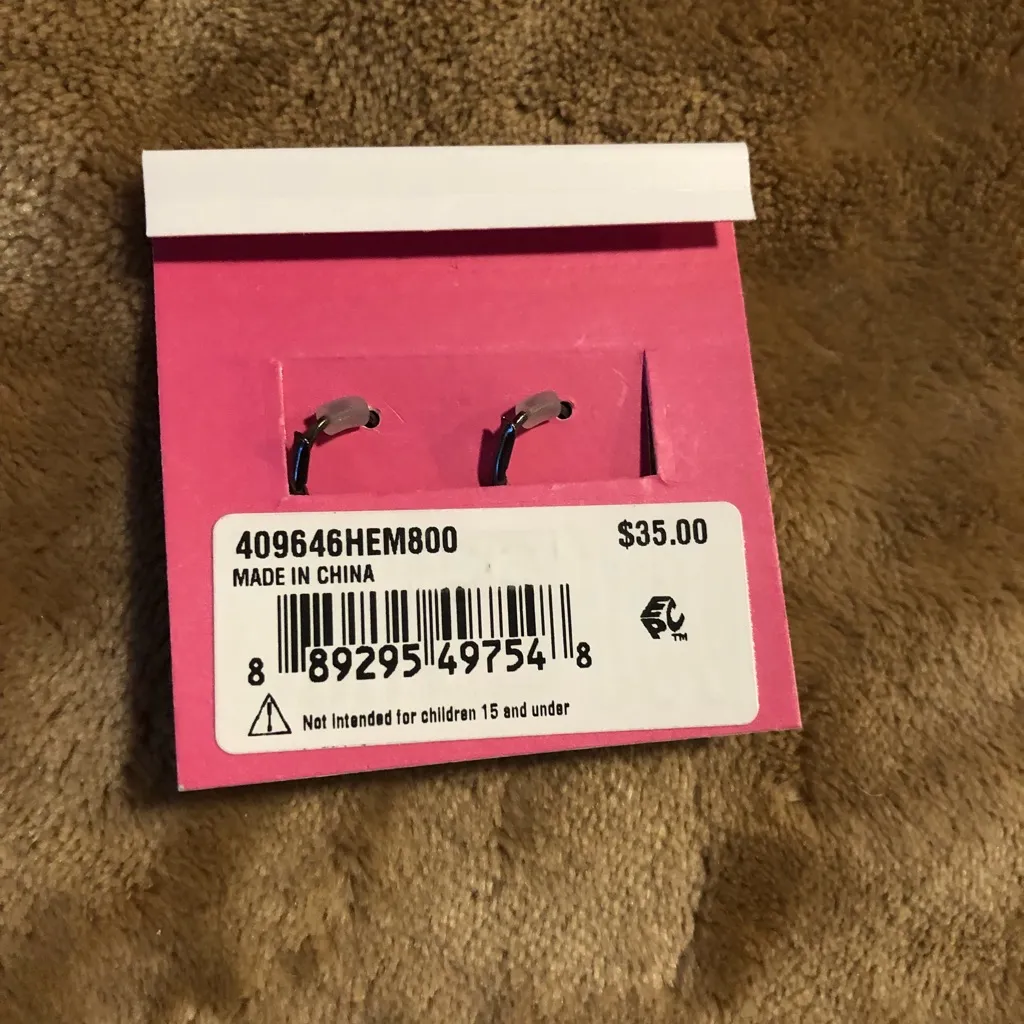 Betsey Johnson sparkly candy corn earrings. New with tags. - Image 3