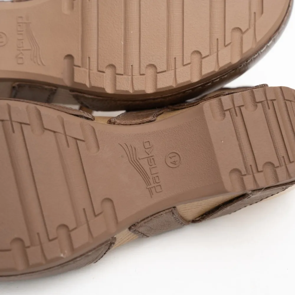 Dansko | Tiffani Milled Clog in Brown - Image 10