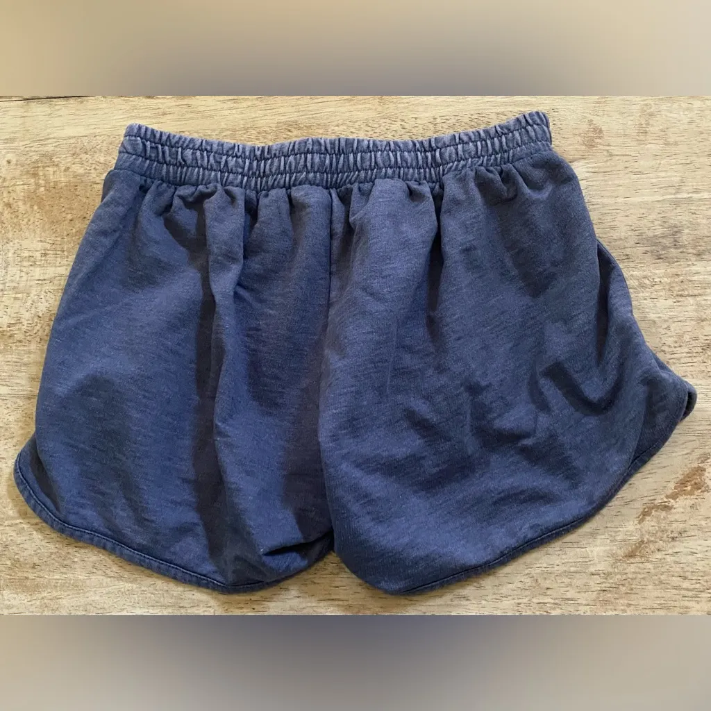 A:glow Women’s Sz S (Maternity) Slate Blue/Gray Cotton Blend Shorts‎ Blue - Image 4