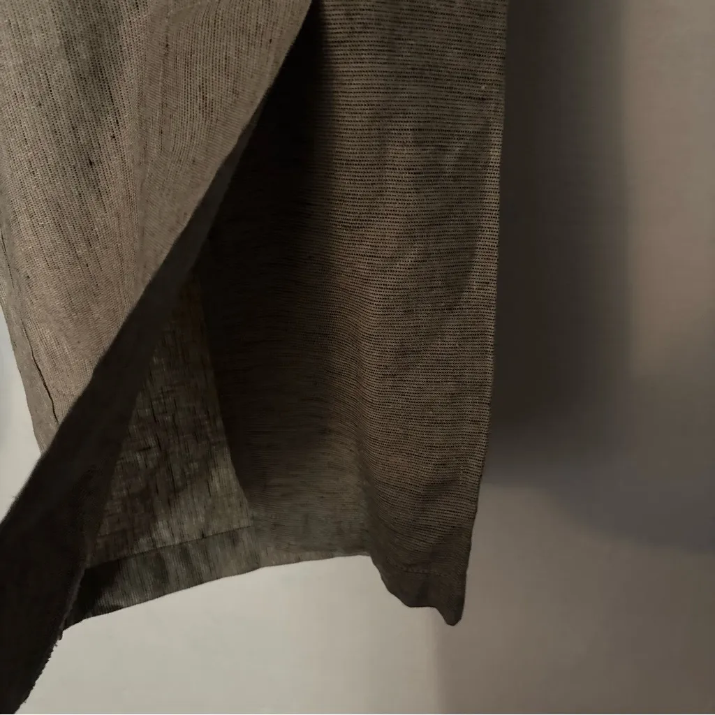 Habitat Clothes to Live In Womens Linen Pants Oversized Wide Leg Large - Image 3