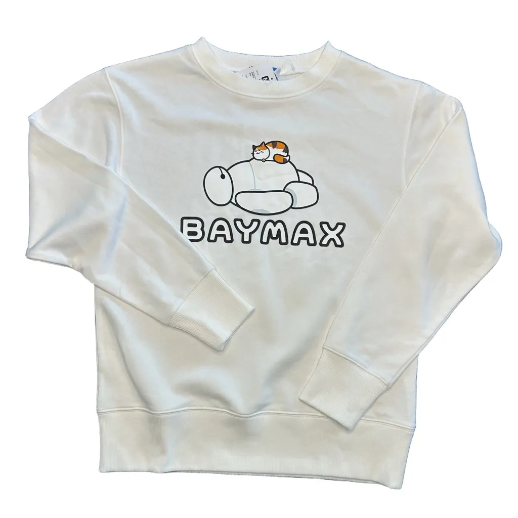 Disney Tokyo resort exclusive Big Hero 6 Baymax & Mochi graphic sweatshirt NWT M - Image 2