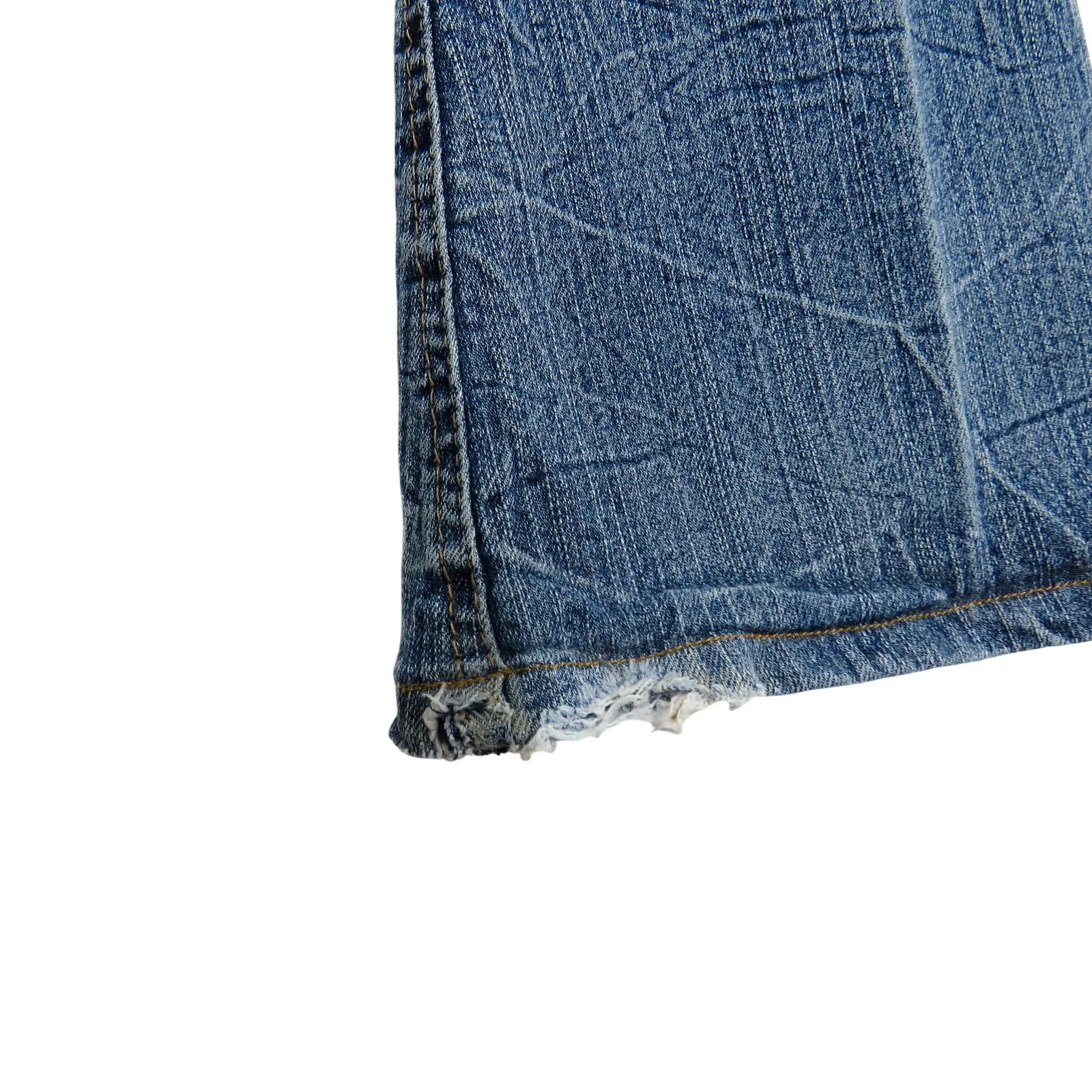 2000s Toxic Y2k Jeans Low Rise Flared Leg Ripped Bell Bottom Jeans Size 1 26" - Image 3