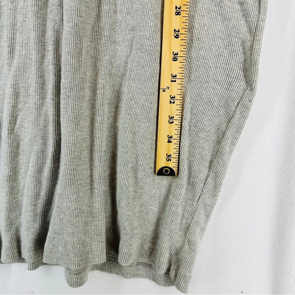 Ralph Lauren Midi Dress Sleeveless Size M Gray 100% Cotton - Image 3