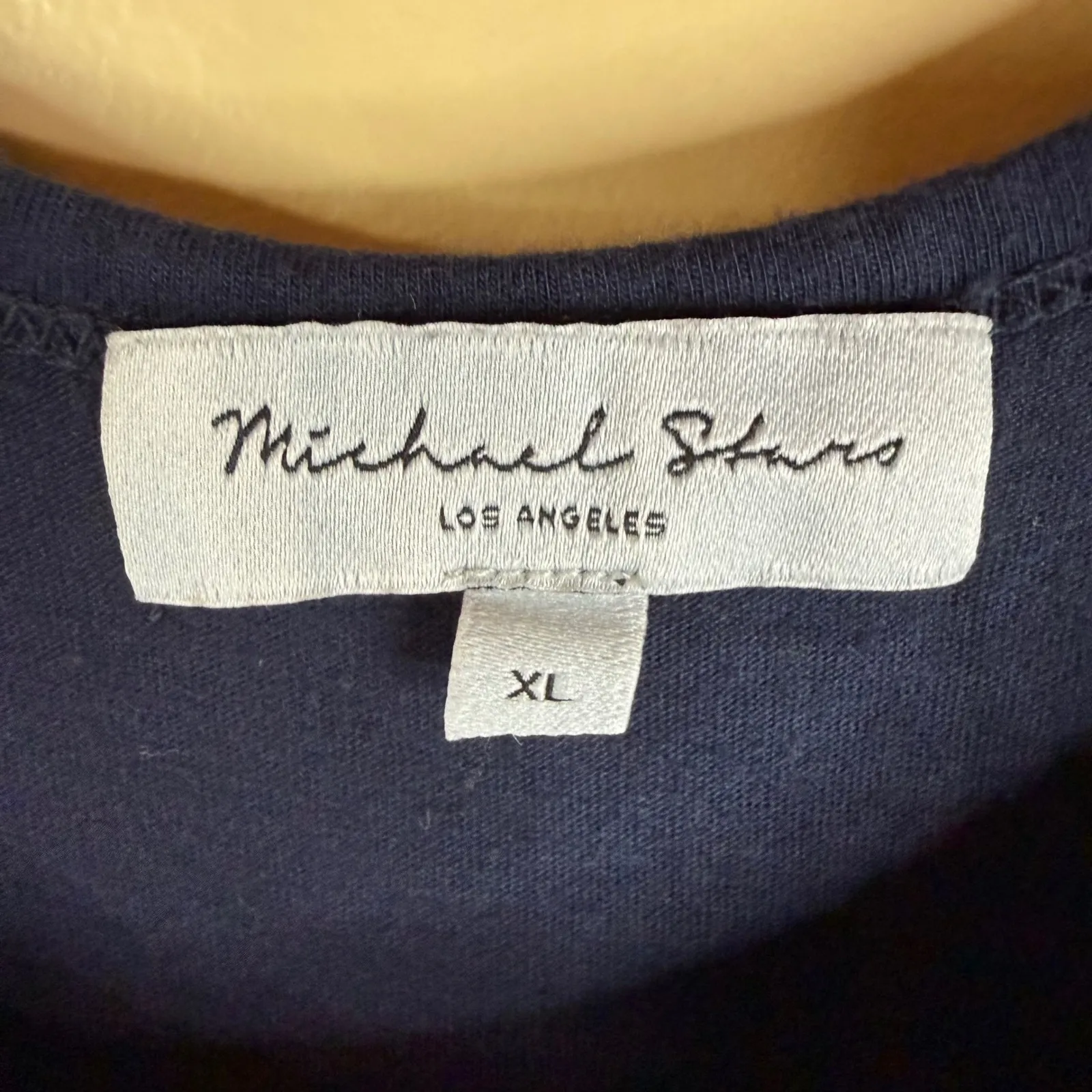 Michael‎ Stars Navy Blue Tank Style Wide Leg Jumpsuit Women's XL Comfy Stretchy - Image 2