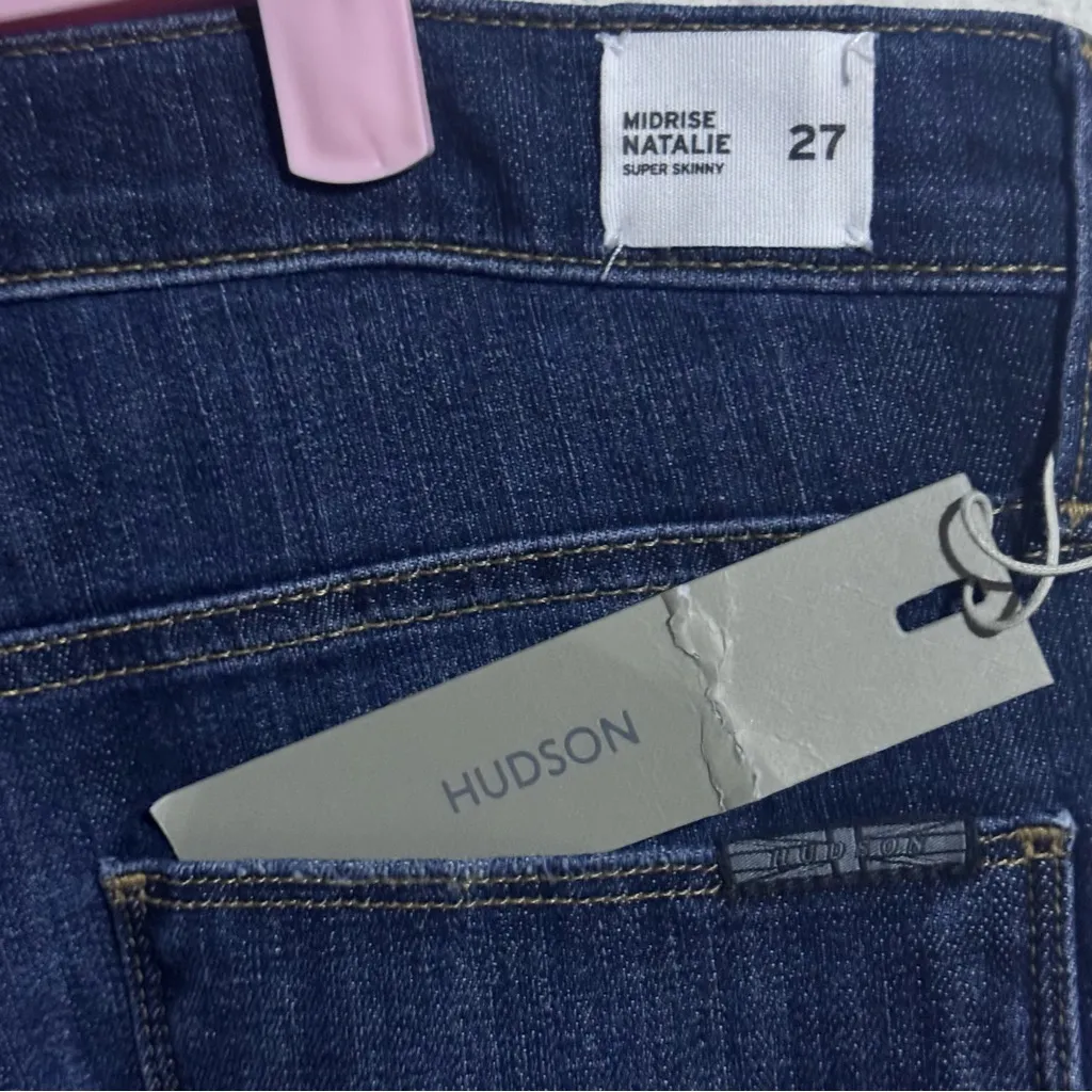 NWT HUDSON Natalie Midrise Skinny Jeans - 27 - Image 8