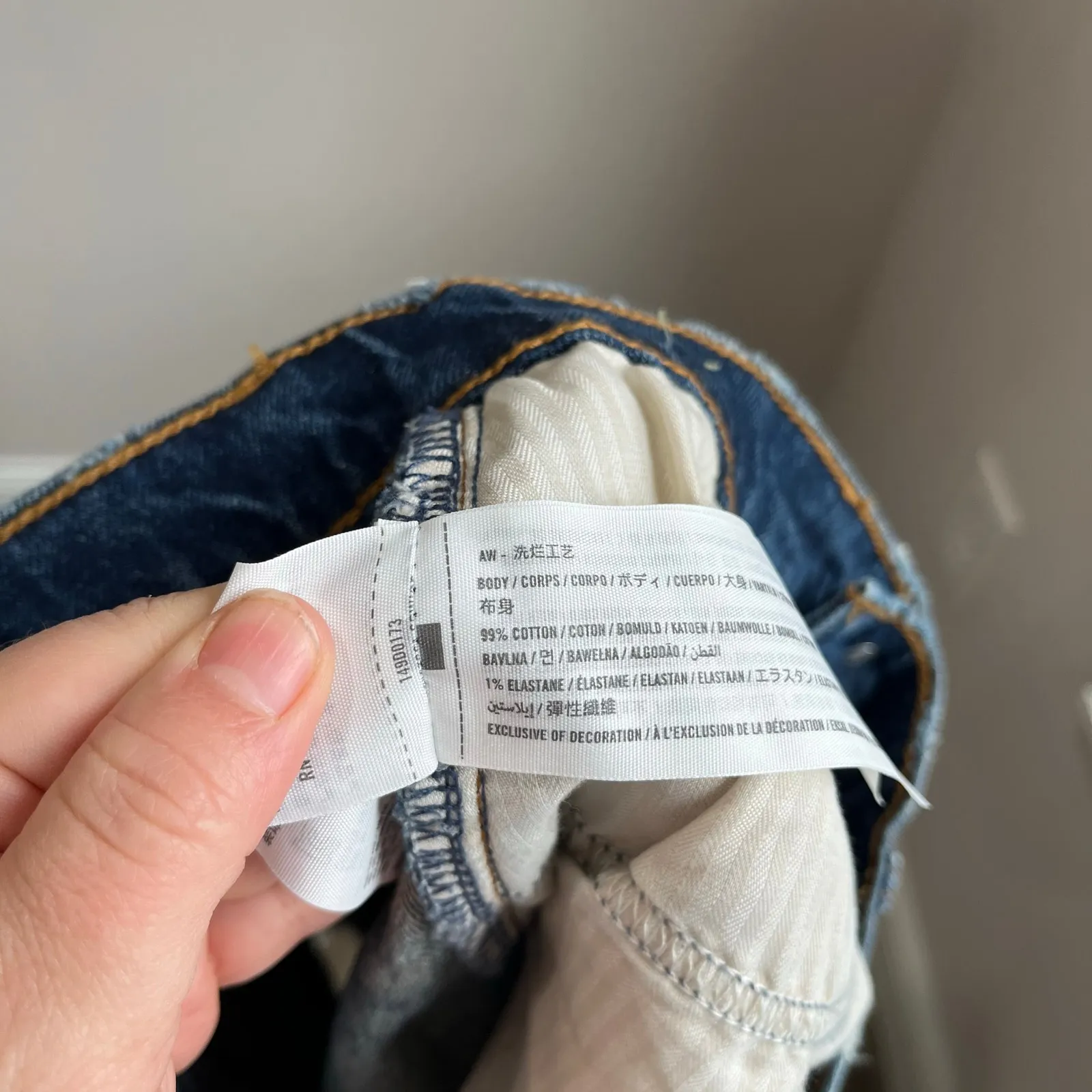 Abercrombie Mom Short Mid Rise Curve Love Size 24 Distressed Denim Shorts - Image 8