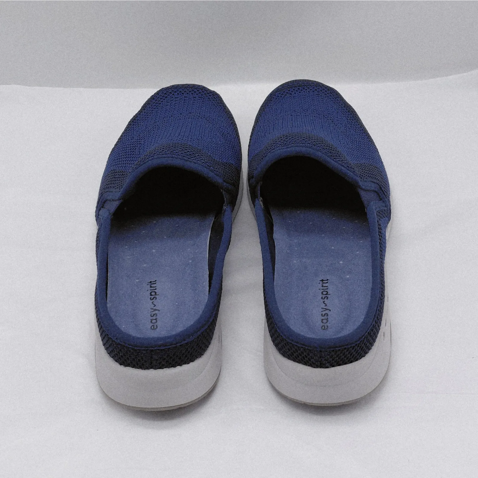Easy spirit Takeknit Eco Clogs Sneakers Women's 10M Blue Slip On Casual Shoes - Image 9