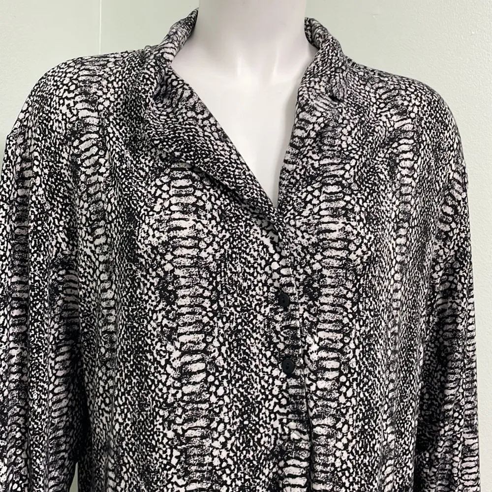 Tart Intimates Button Front Snakeprint Nightshirt - Image 2