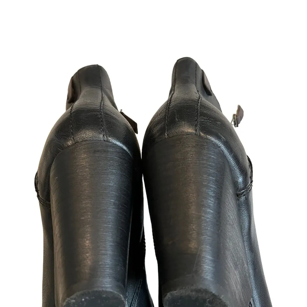 OTBT Redway Black Leather Platform Booties - Image 10