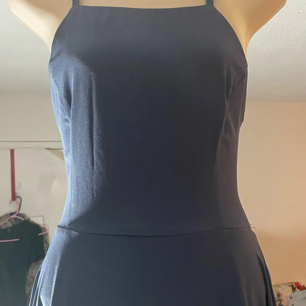 Lulu's Elegant Blue Maxi Dress - Image 3