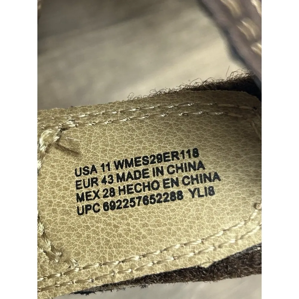 Earth Spirit Sandals Women’s 11 Brown Suede Gelron Cusion Slip On Shoes Slide - Image 6