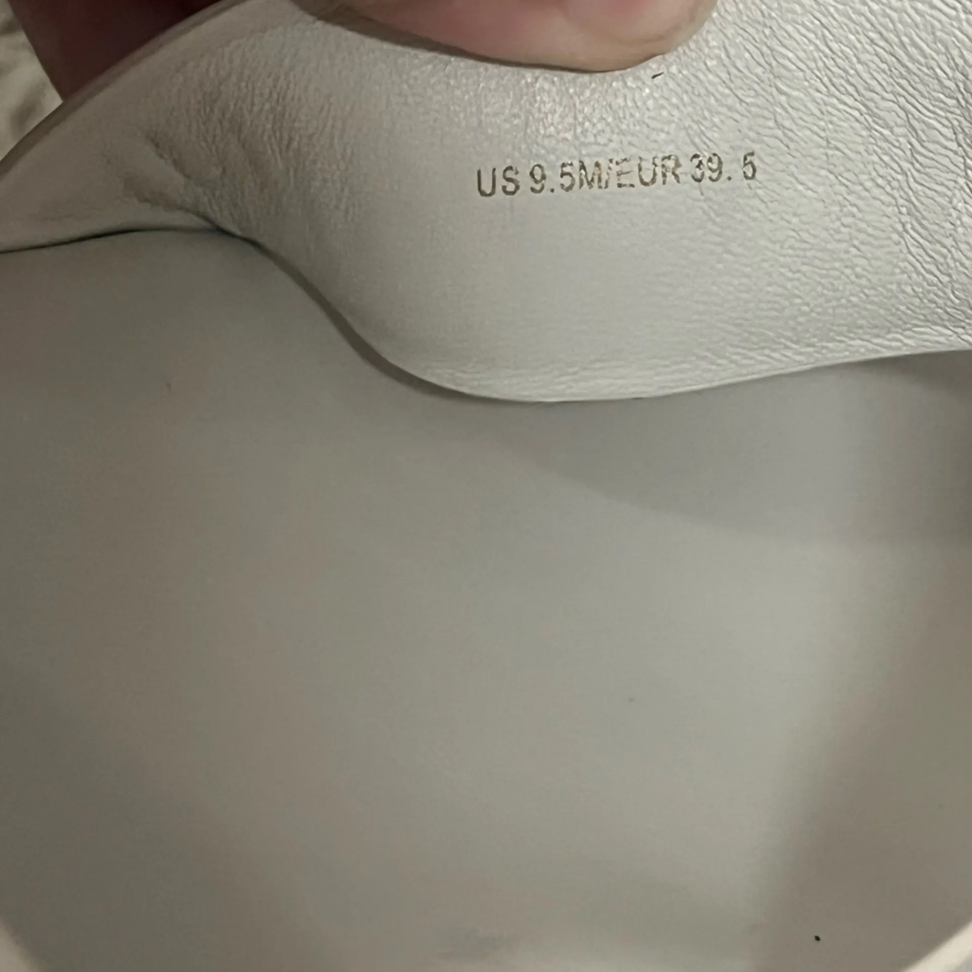 Vince Leather Jet White Platform Sandal Size 9.5 - Image 10