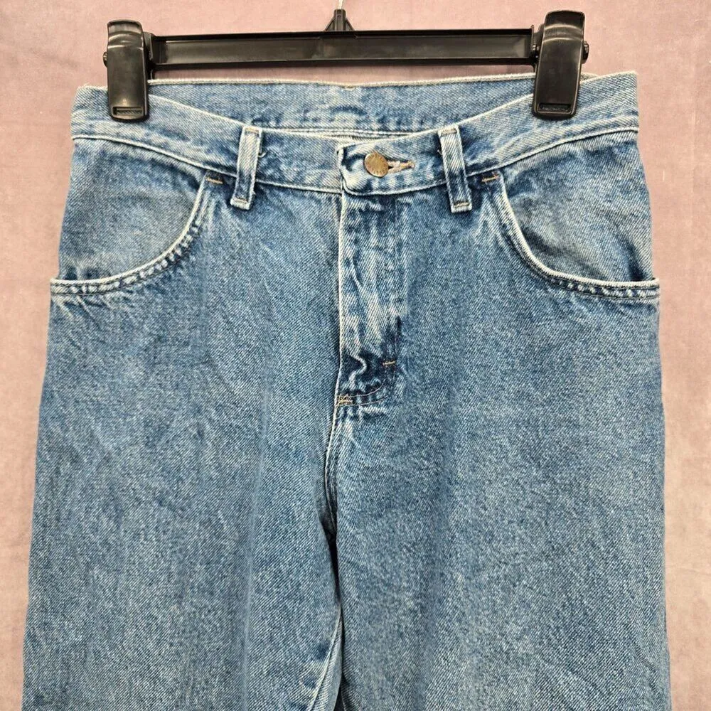 Rustler Jeans Blue Denim Button & Zipper Fly Size 16 Regular - Image 3