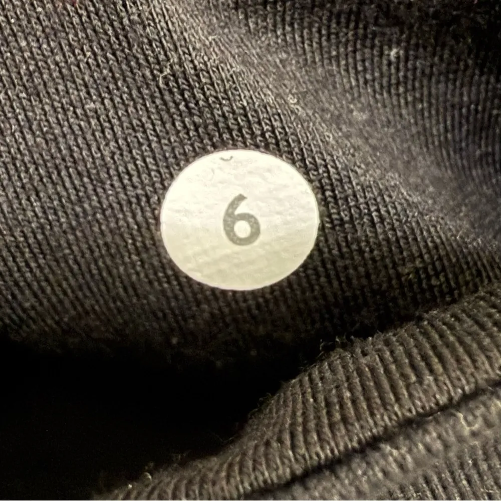 LULULEMON Athletica Black Dressage Pant Ruffled Ankle Zip Leggings Size 6 - Image 12