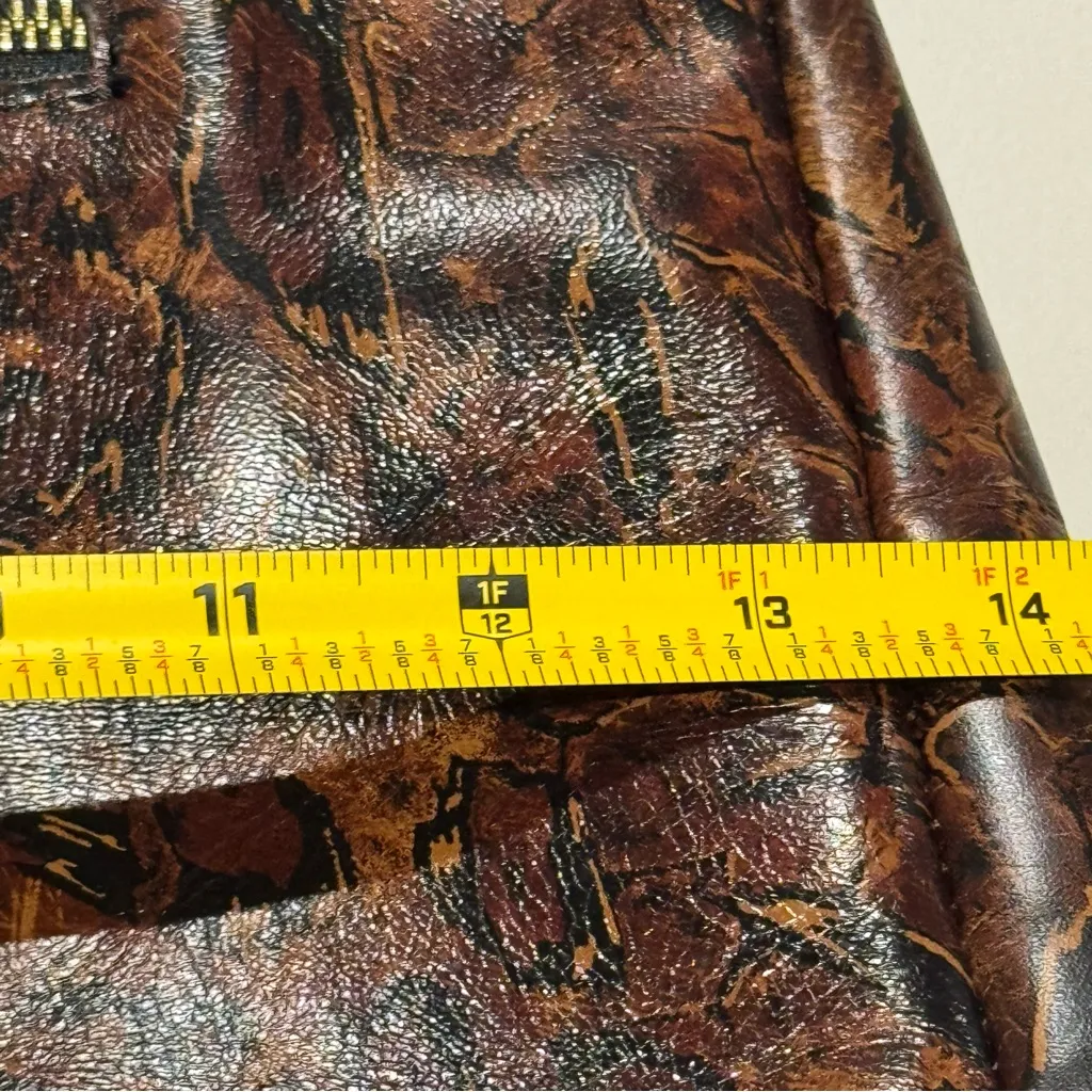 Patricia Nash Animal Print Poppy Tote Leather Shoulder Bag Boho Tassel Classic - Image 10