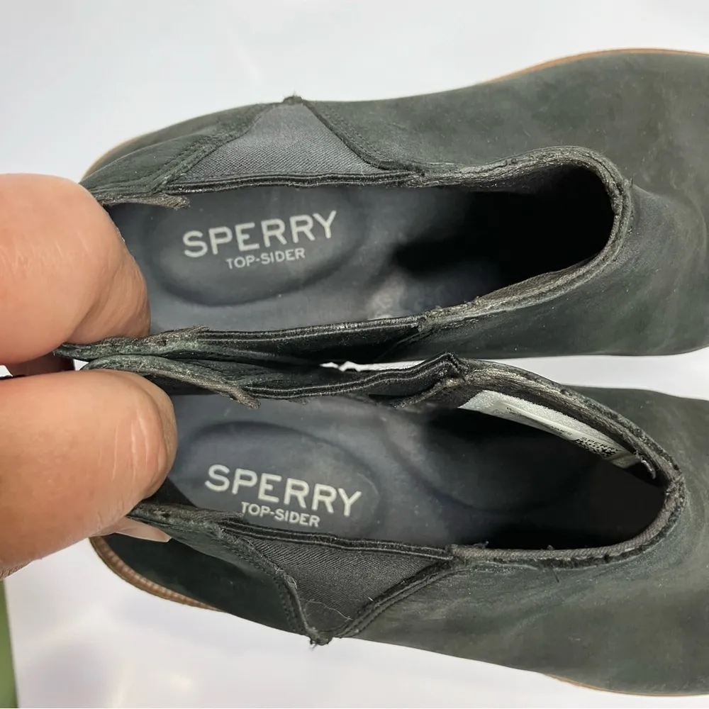 Sperry Seaport Daley pull on ankle boots black‎ size 6 - Image 8