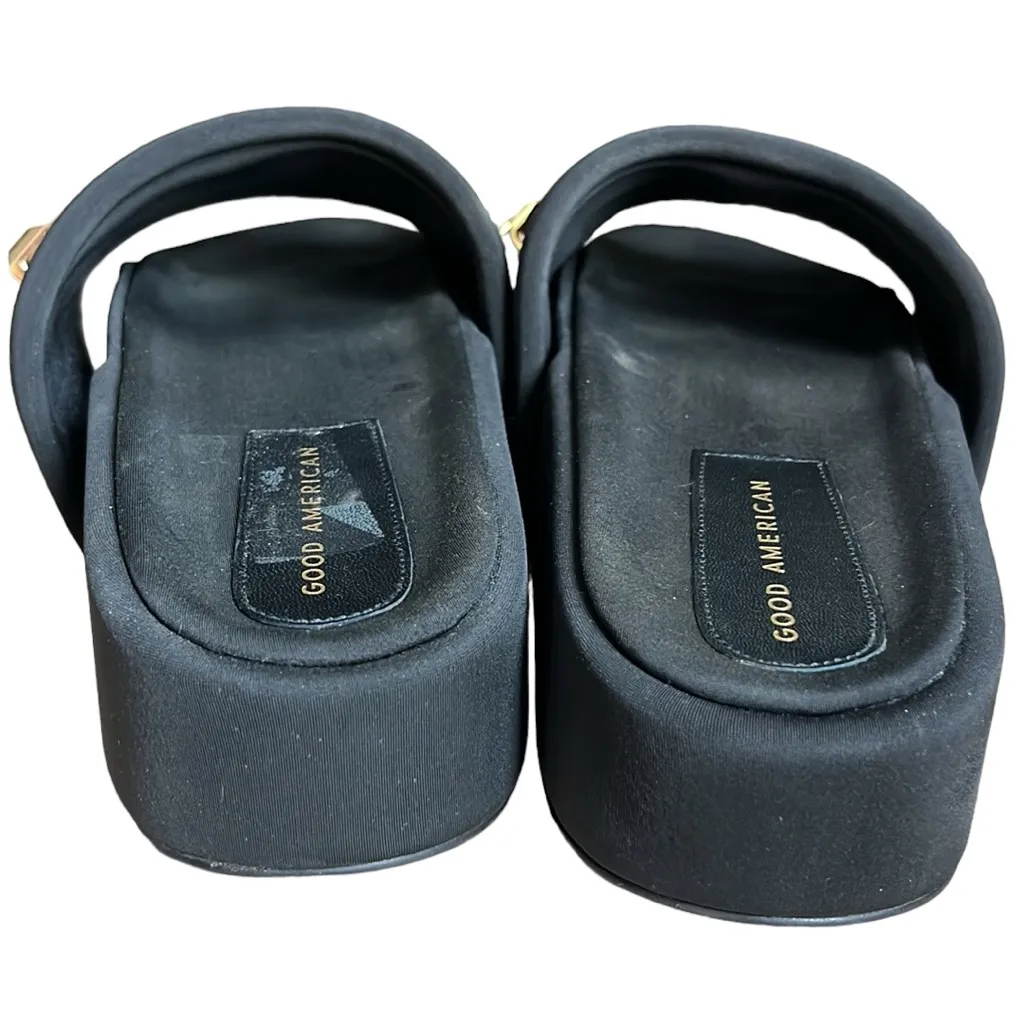 Good American Chain Platform Slide Sandal - Image 8