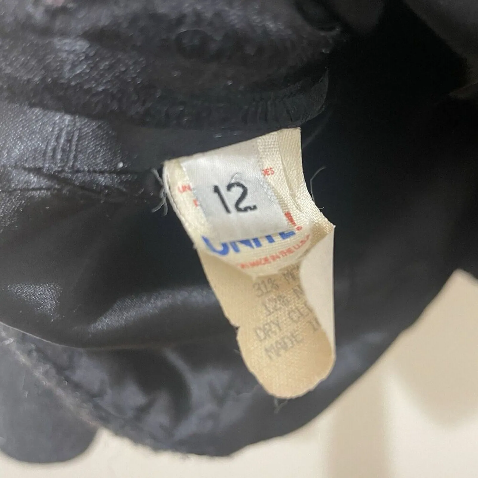 Vintage ISAAC MIZRAHI Peacoat Charcoal Gray Wool & Mohair Coat Real Fur Size 12 - Image 4