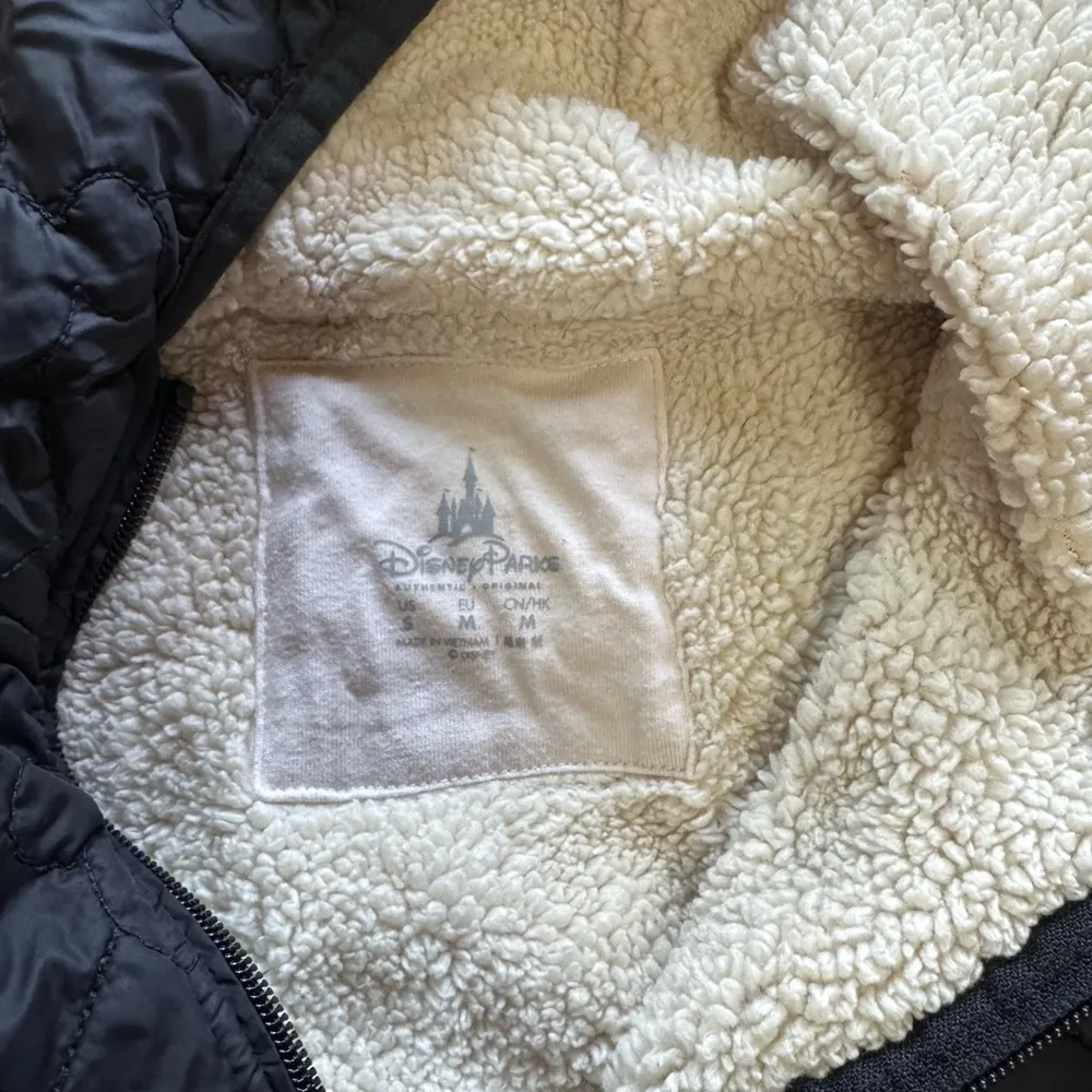 Disney  Parks Black Quilted Jacket - Image 3