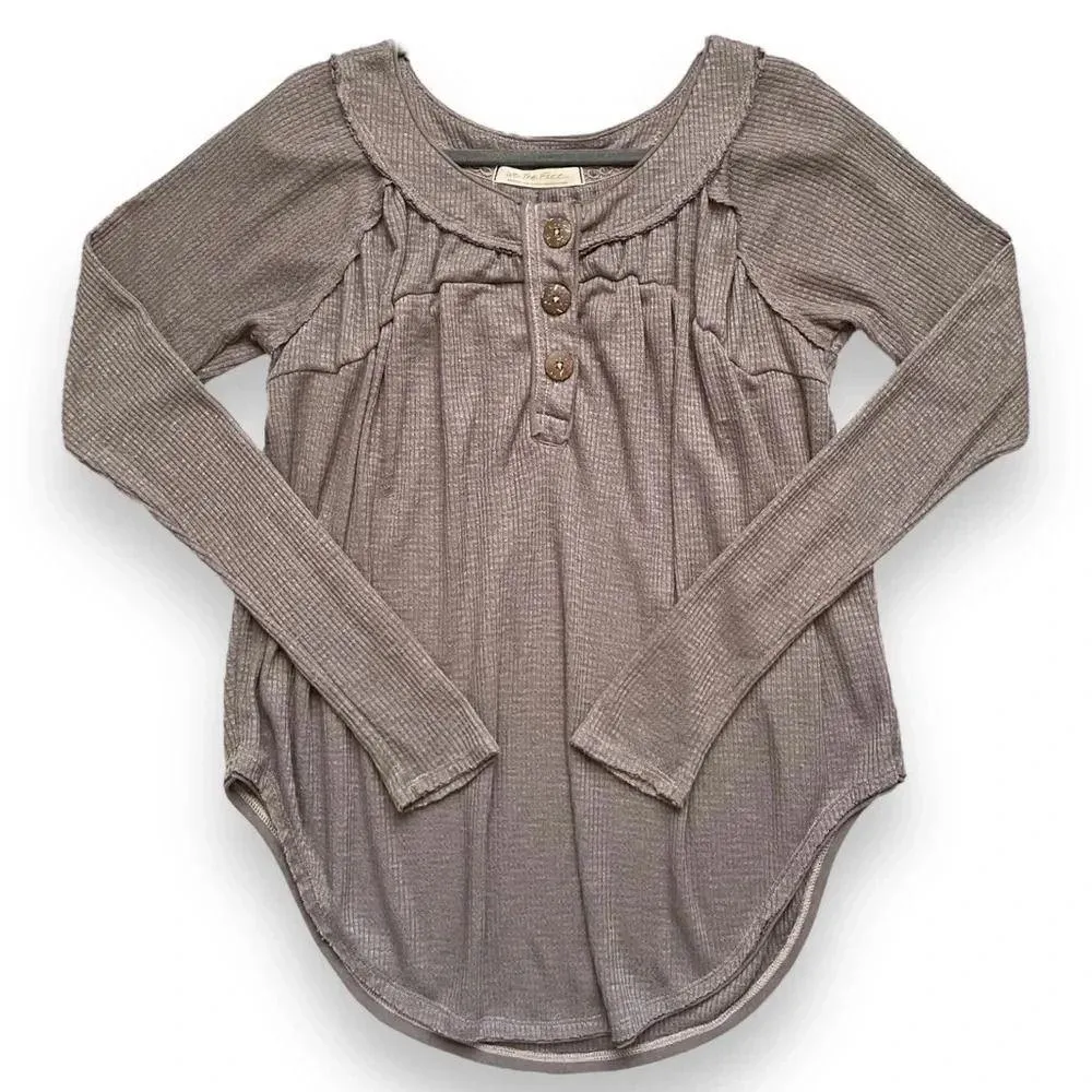 Free People Must Have Henley Knit Top - Image 3