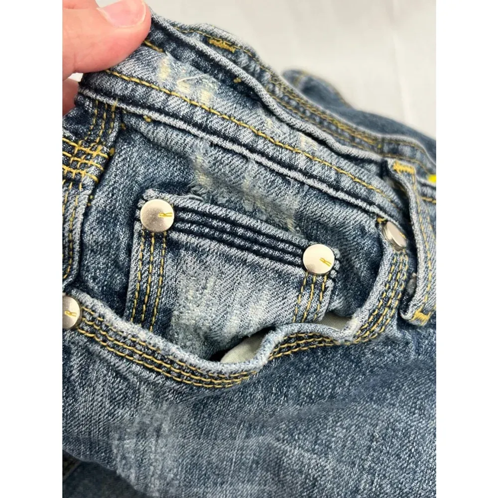 Women’s Vigoss Y2K Jean Capris Blue‎ Size 3/4 - Image 10