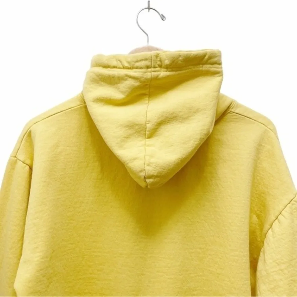 Disneyland Pullover Fleece Hoodie Yellow Rainbow Retro Unisex Adult Size Medium - Image 5