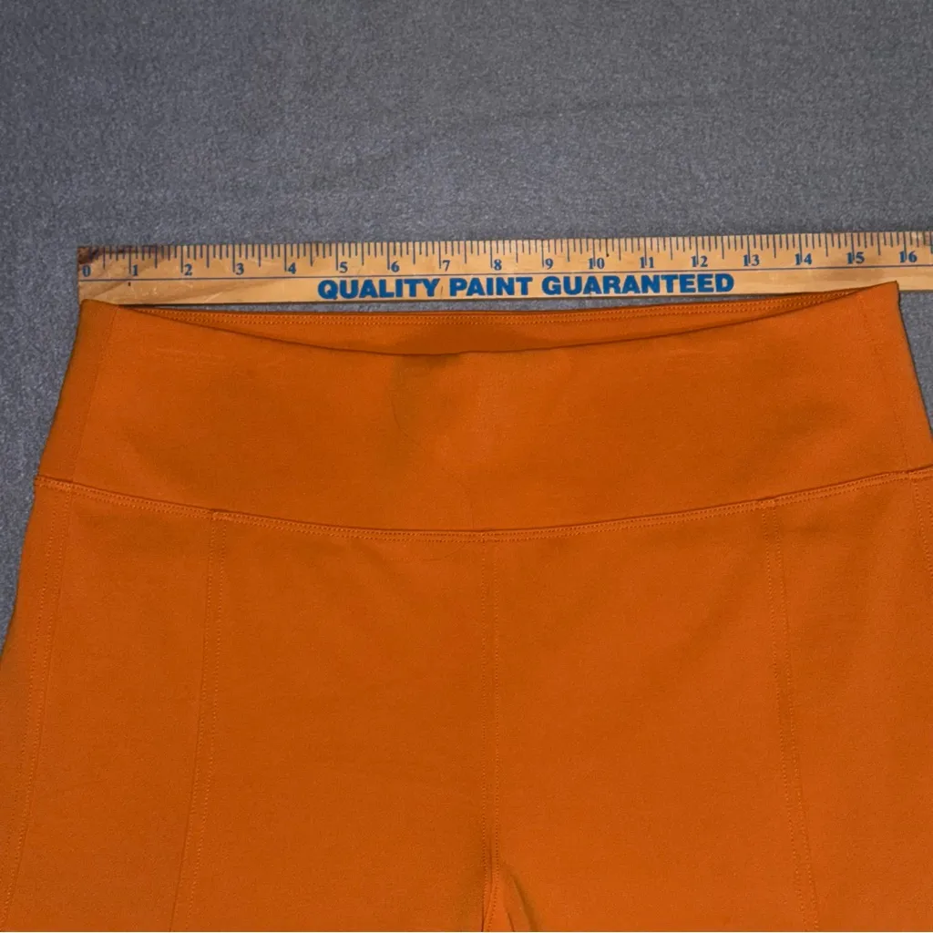 Athleta Delancey‎ Orange Straight Cargo Athletic Pants Size Large - Image 4