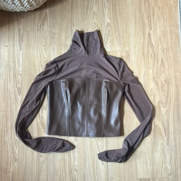 Bebe x Ciara vegan leather top - Image 2