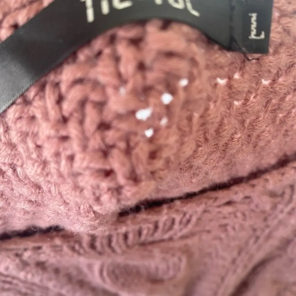 Tic Toc mauve pink long sleeve sweater. - Image 4