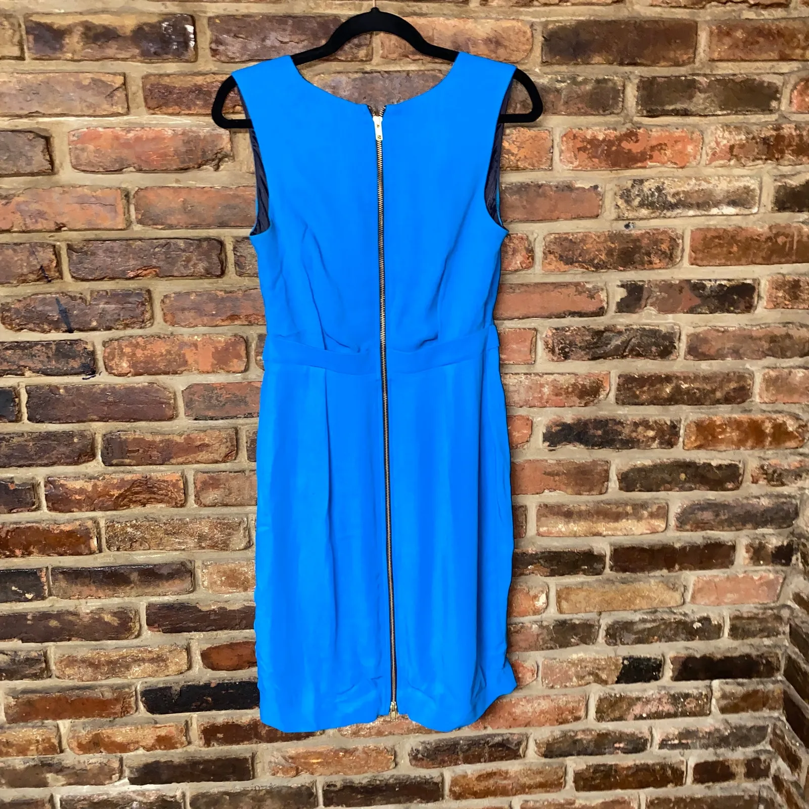 Whistles Blue Sleeveless Surplice V - Image 6