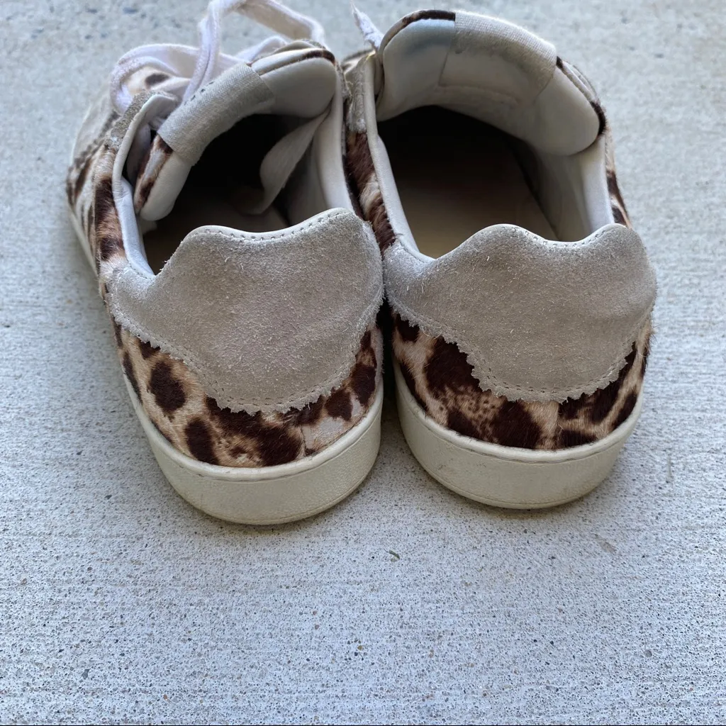 Loeffler Randall Keeley Leopard Sneakers size 7 * FLAWED * - Image 7