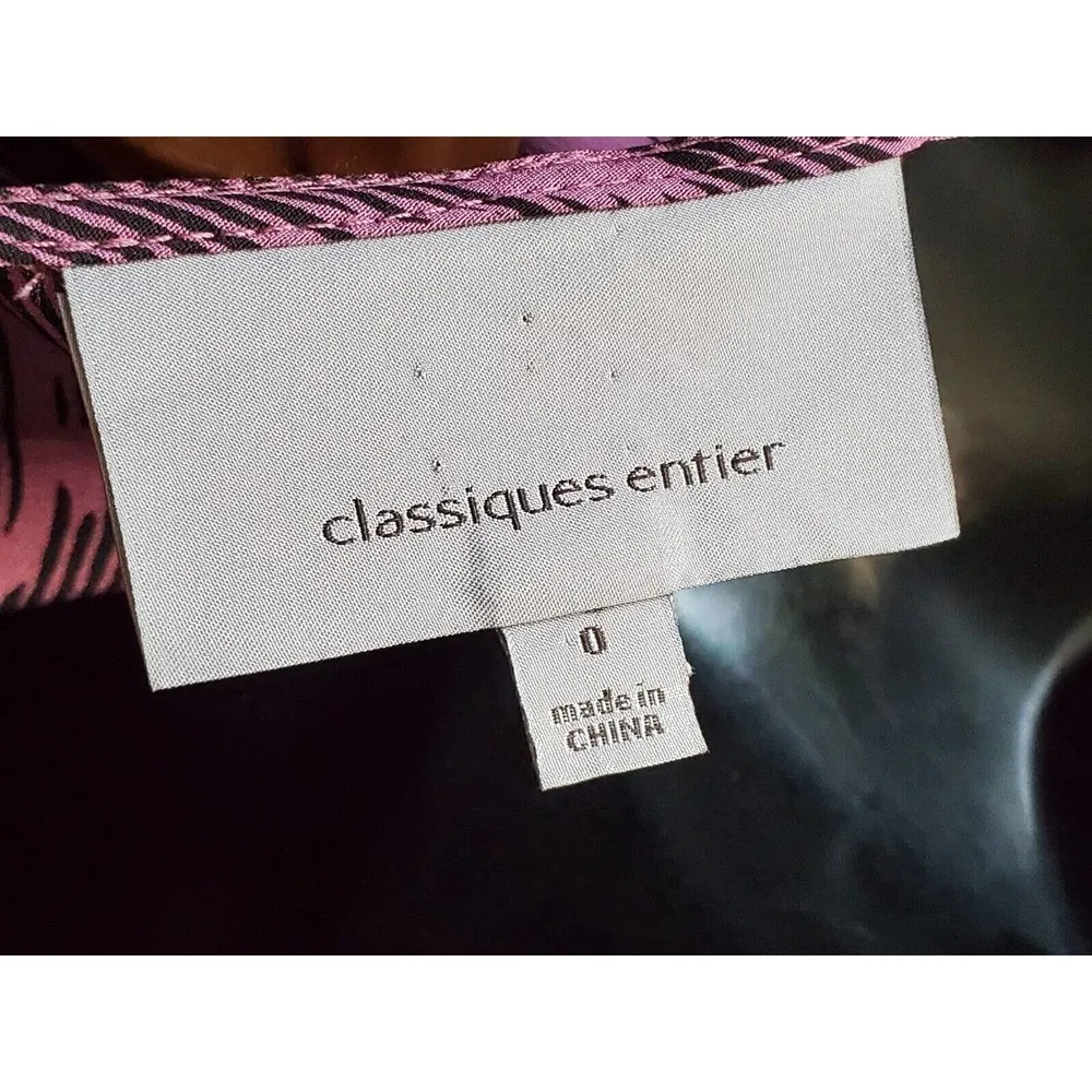 Classiques Entier Women's Polyester V-Neck Sleeveless Knee Length Dress Size 0 - Image 7