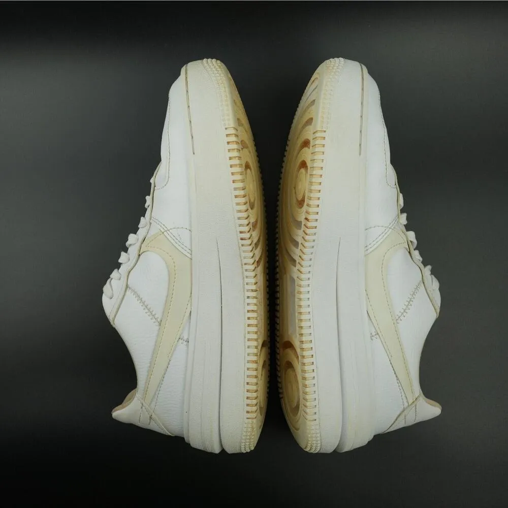 Nike AF1 PLT.AF.ORM Summit Triple White Sneaker DJ9946-100 Air Force 1 Women 9.5 - Image 10