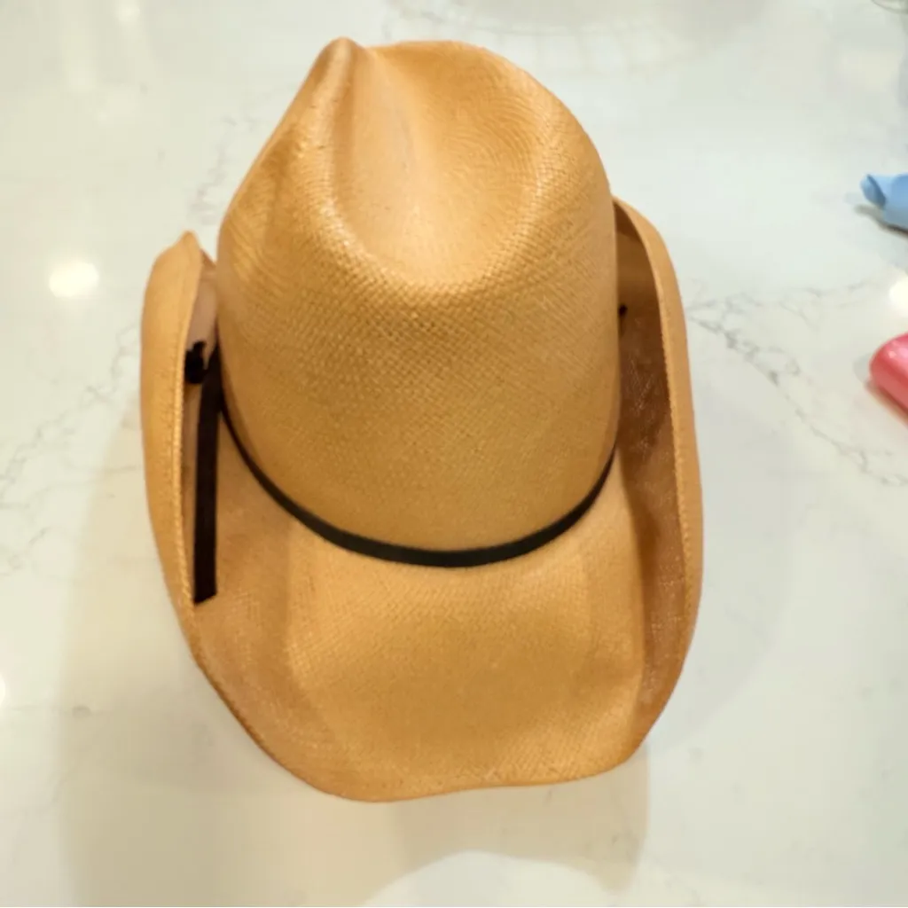 Vintage Beaver Hats Colorful Feathered Cowboy Hat 6 7/8 - Image 5