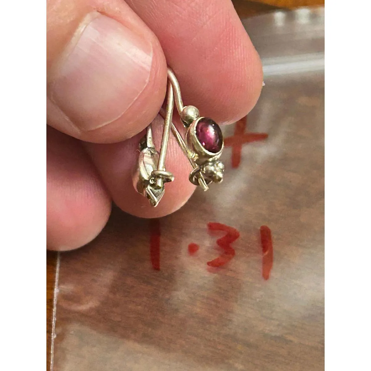 925 sterling silver earrings h7 1.31g - Image 3