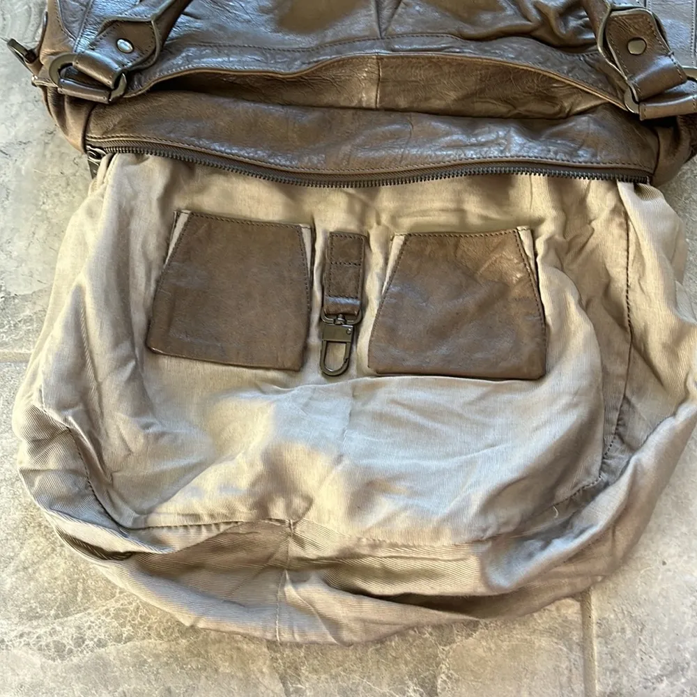 Treesje Genuine Leather Hobo Handbag - Image 9