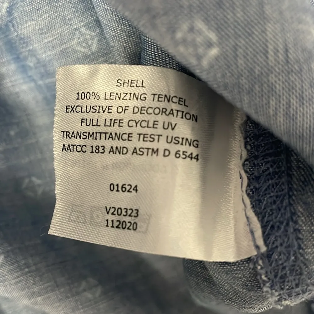 Coolibar Coolibar Santa Rosa Chambray Tunic Top Blue Size M - Image 9