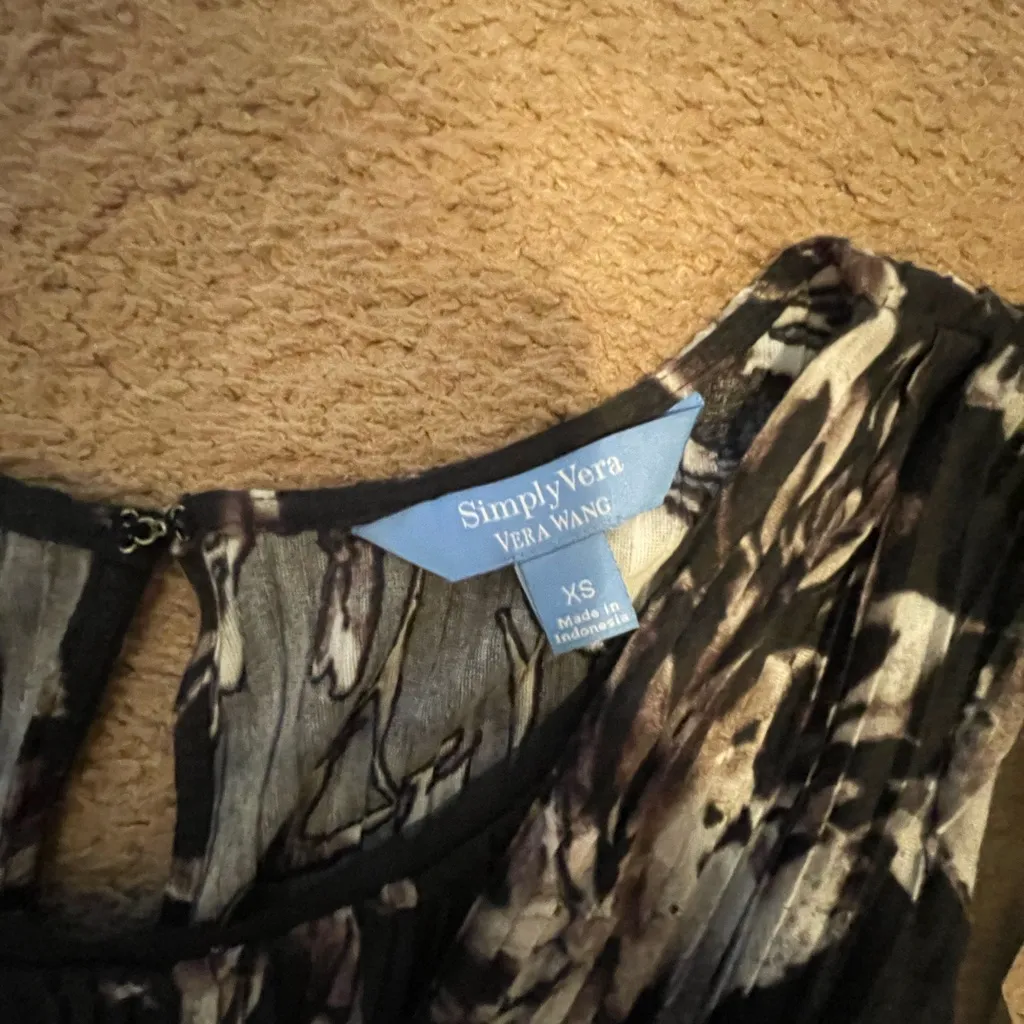 Simply Vera; Vera Wang Dress: size XS Black - Image 2