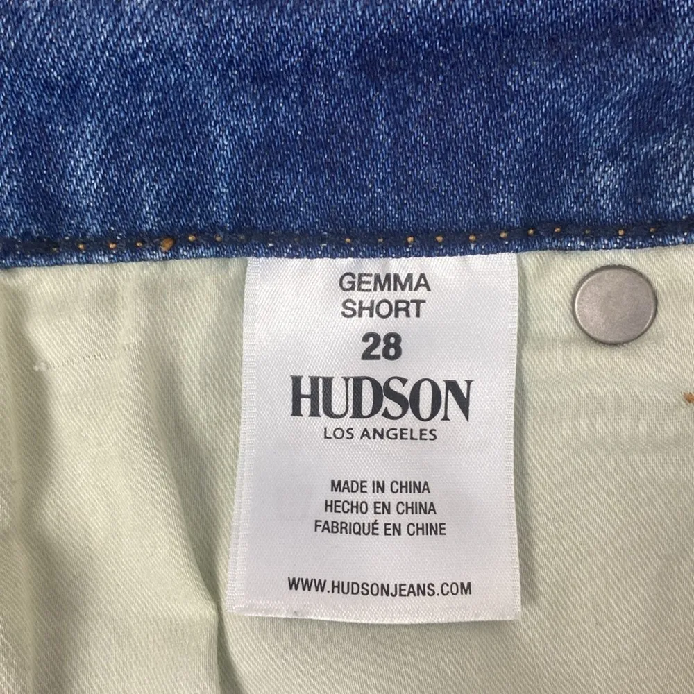 Hudson Blue Gemma Denim Side Zip Cutoff Shorts 28 - Image 5