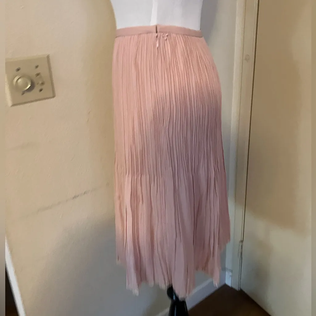 Japanese Dearplants Pleated Pink Lace Skirt, Bloggers Fave Made in Japan Sz S - Image 8