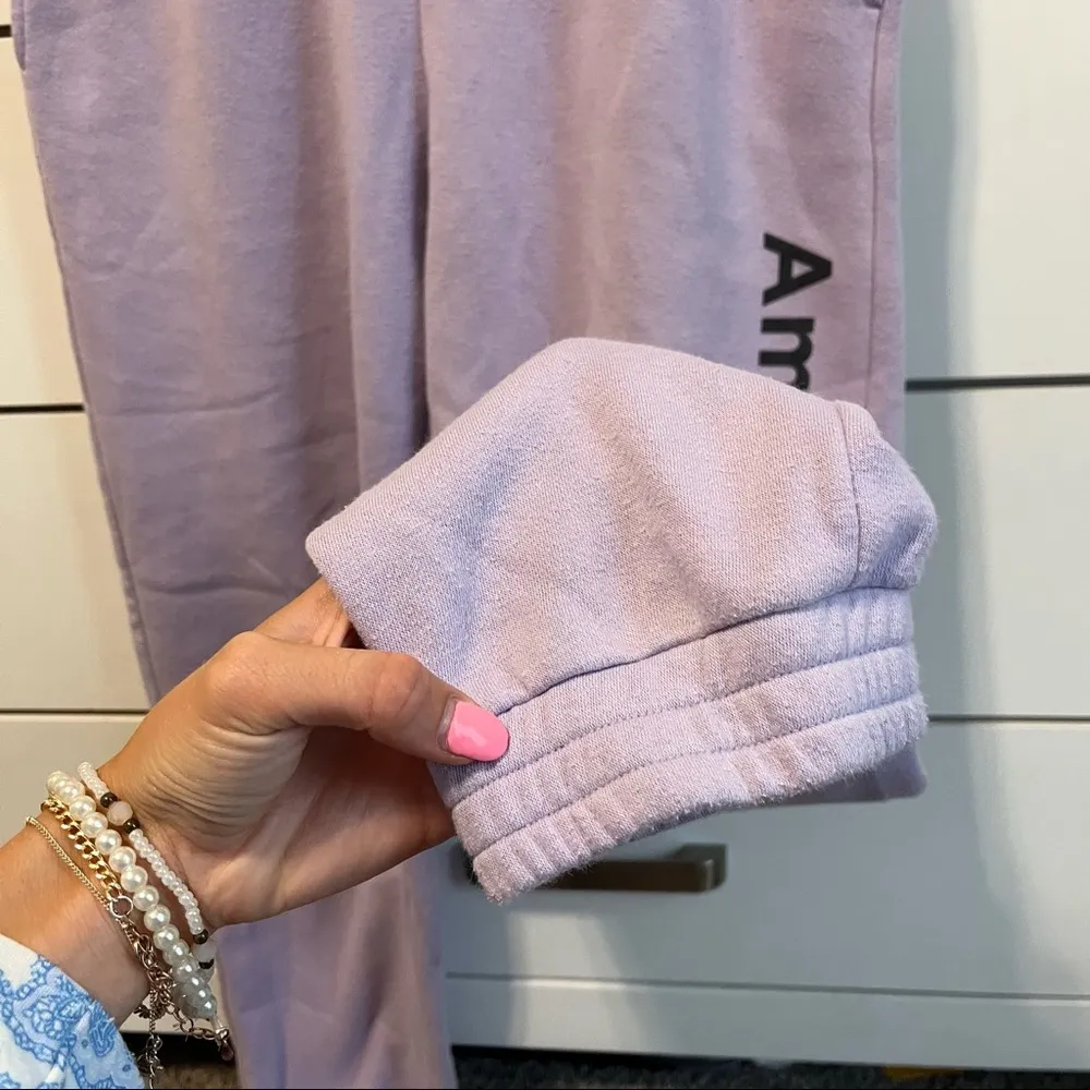 American Eagle Purple Sweatpants - Image 3