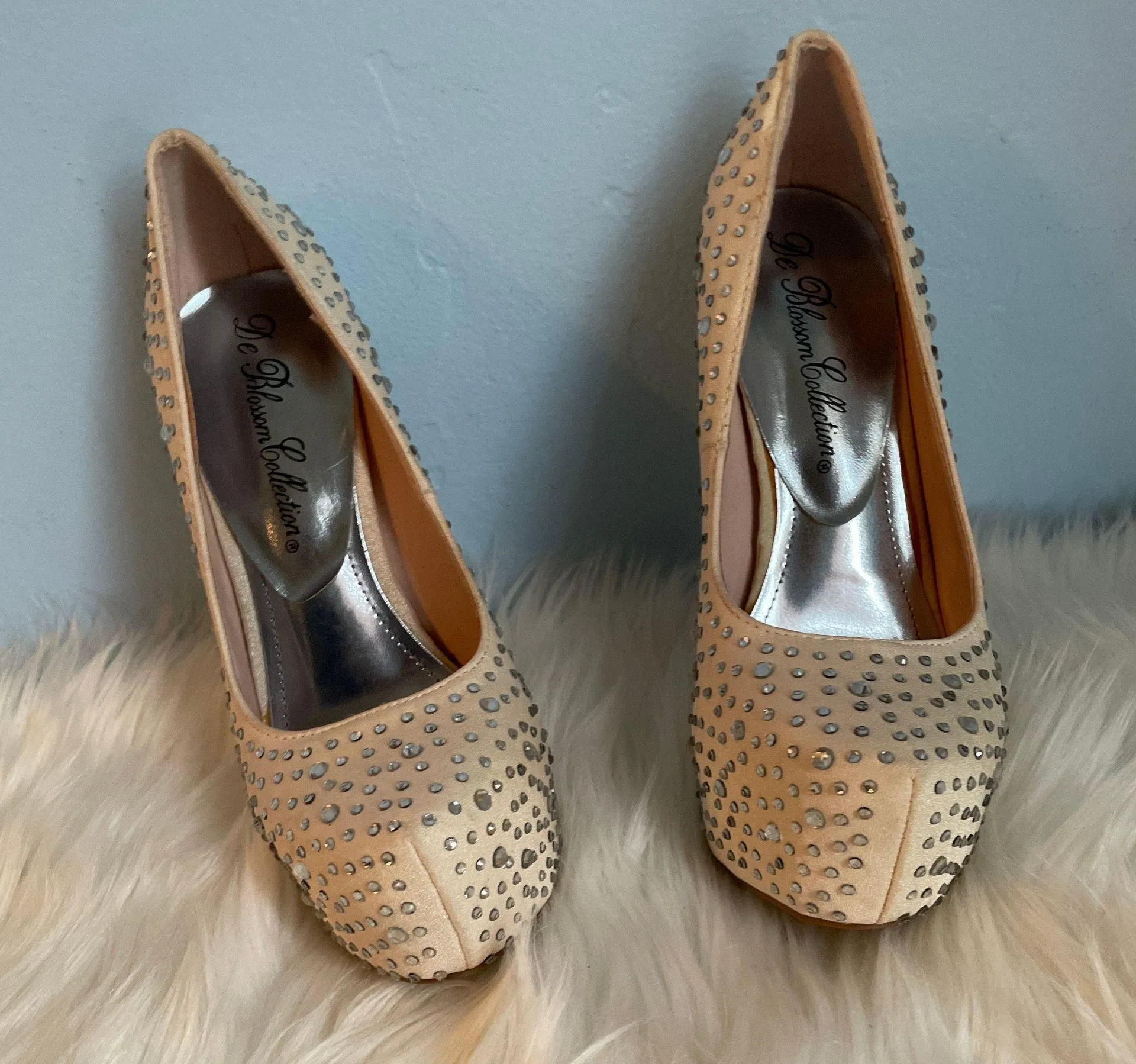 Rhinestone platform heels Tan Size 5.5 - Image 3