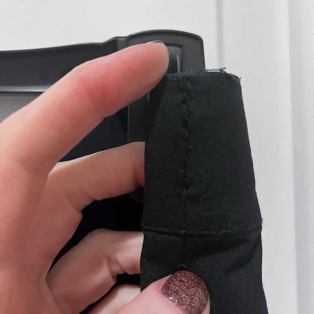 Tory Burch Wool Blend Navy Dress Pants Slim Fit Sz 4 Long 31.5 Inseam - Image 6