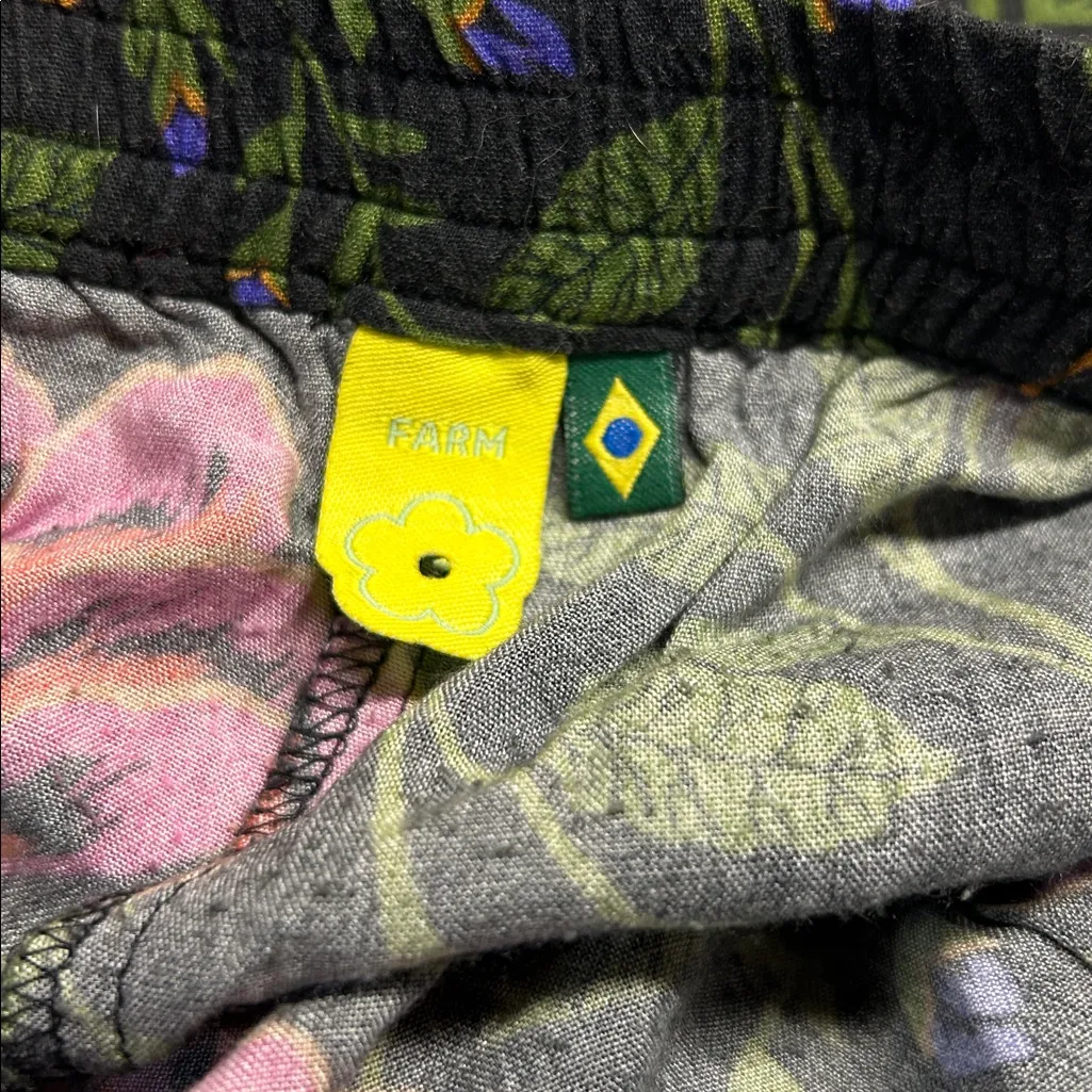 Farm Rio Pants‎ Lightweight Printed Viscose Size Large - Image 5