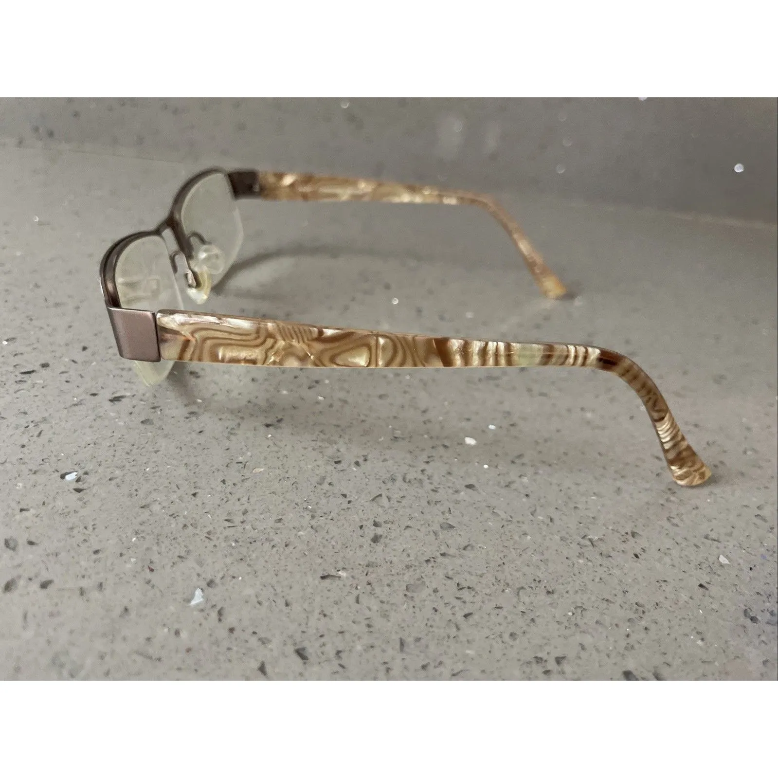 ROOTS Canadian Design Eyeglasses Frames Only AS4817 BRN CEN Brown 48-18 half - Image 4