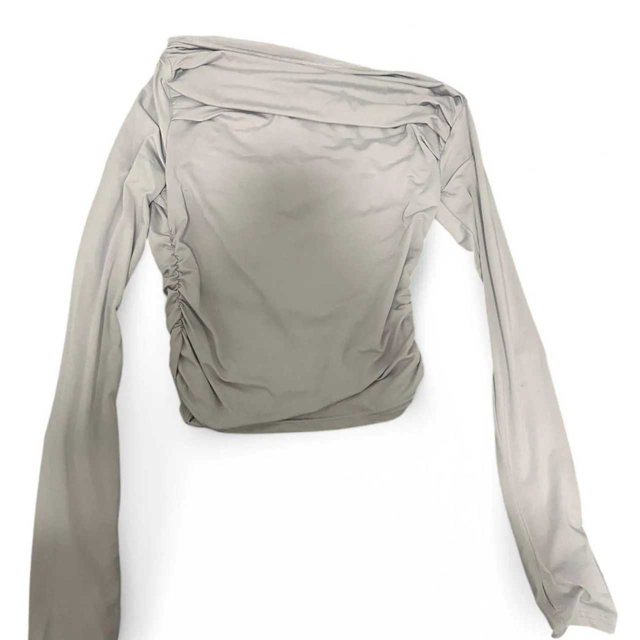 Codibook Women's Grey and Purple Shirt Gray - Image 3