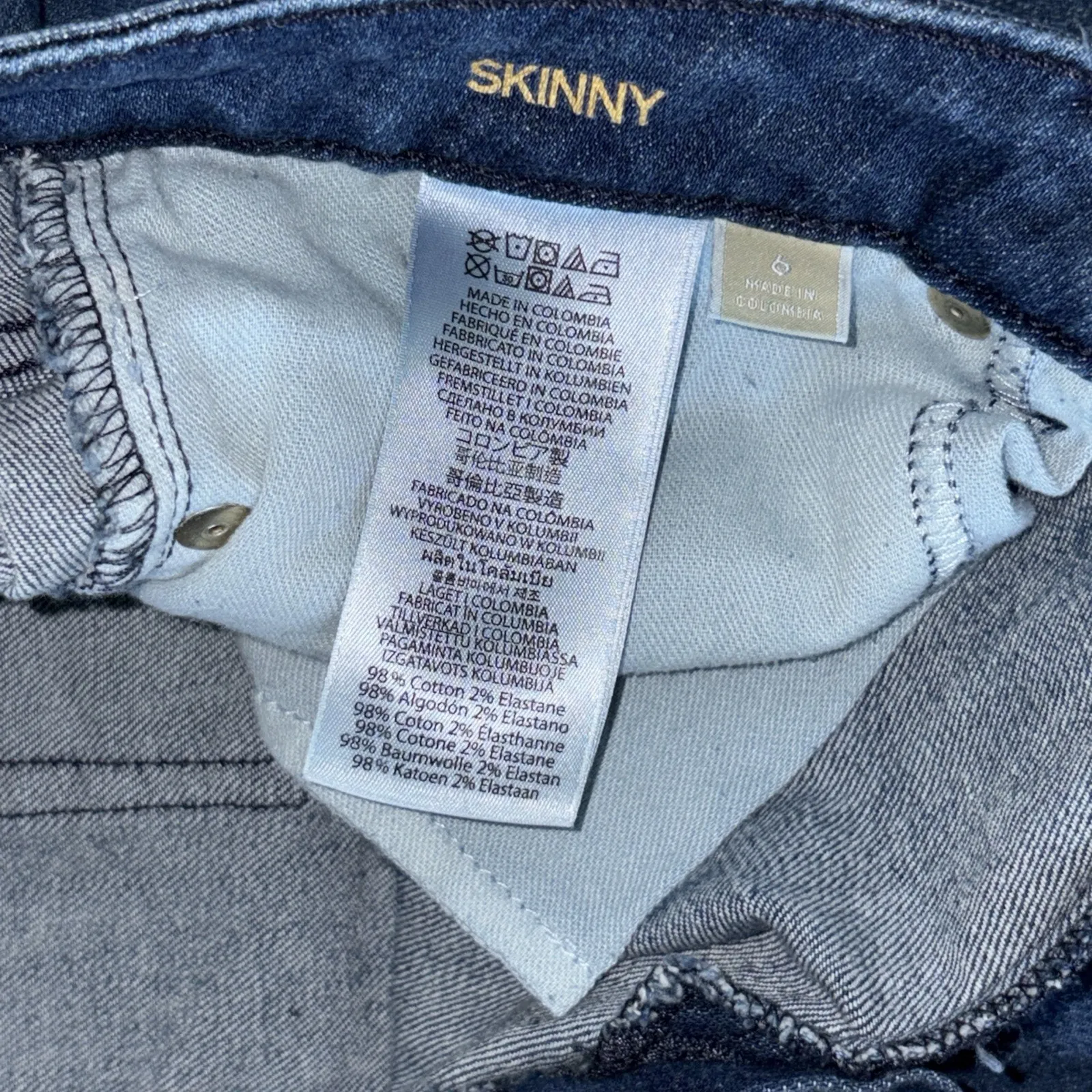 Michael Kors Skinny Jeans Dark Wash Woman Denim Size 6 - Image 7