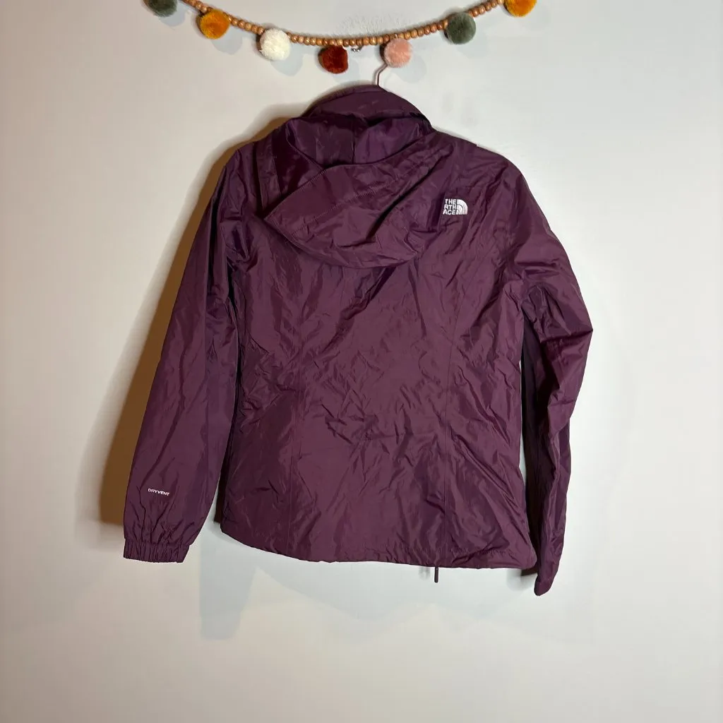 The North Face plum purple Hyvent rain jacket - Image 5