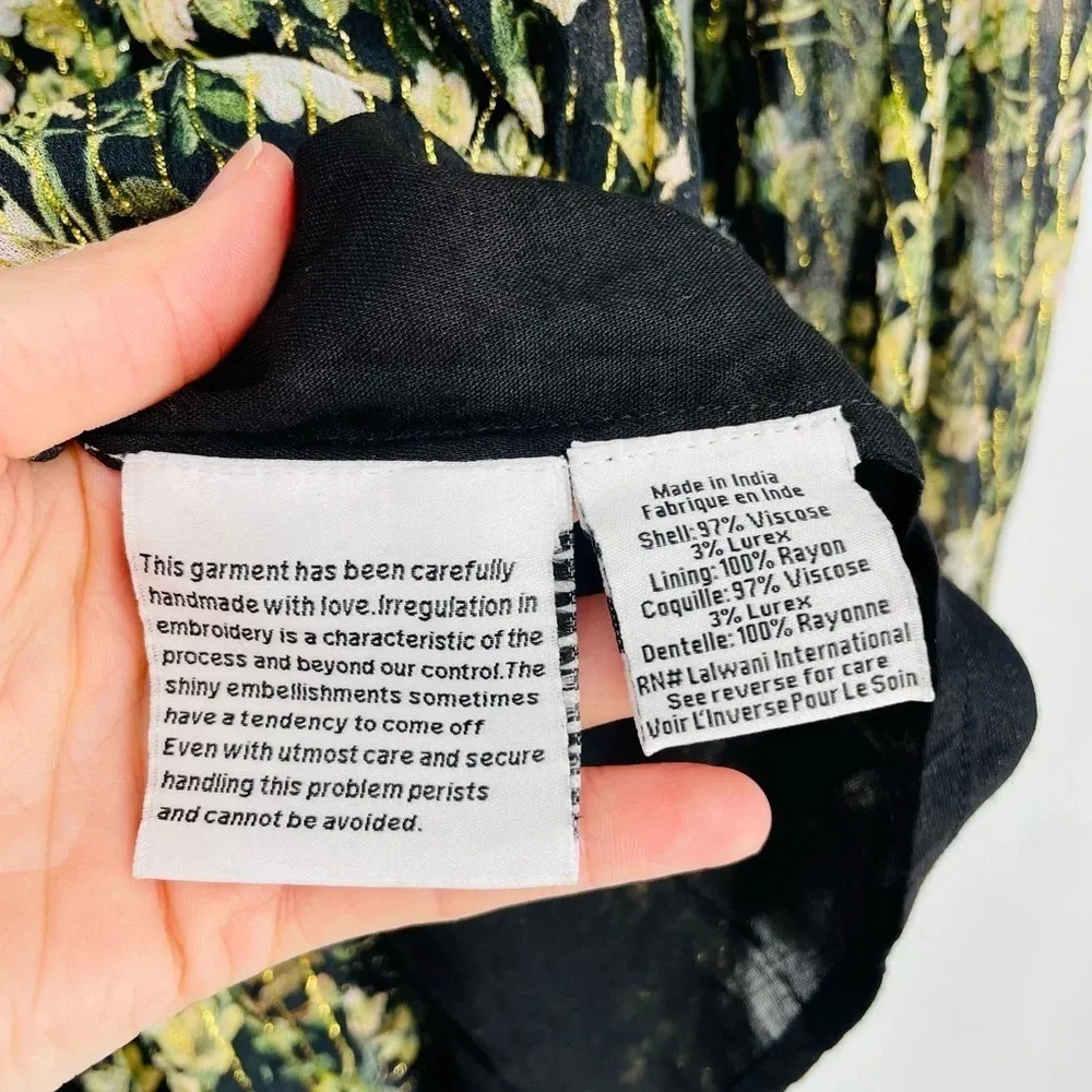 Rococo Sand Black & Multicolor Floral Print High - Image 13